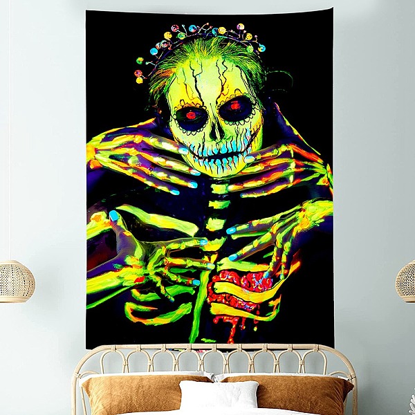 PandaHall Halloween Theme Polyester Wall Hanging Tapestry, for Bedroom Living Room Decoration, Rectangle, Skull Pattern, 1000x750mm...
PandaHall Halloween Theme Polyester Wall Hanging Tapestry, for Bedroom Living Room Decoration, Rectangle, Skull Pattern, 1000x750mm...