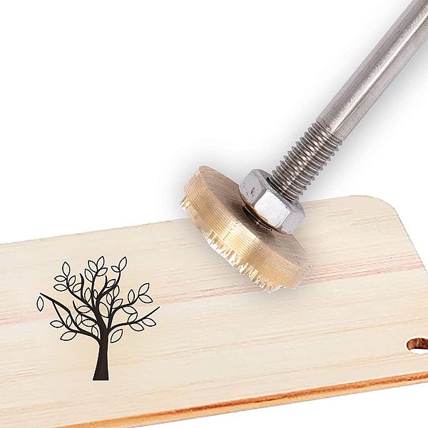 PandaHall Stamping Embossing Soldering Brass with Stamp, for Cake/Wood, Golden, Tree Pattern, 30mm Brass Tree
PandaHall Stamping Embossing Soldering Brass with Stamp, for Cake/Wood, Golden, Tree Pattern, 30mm Brass Tree