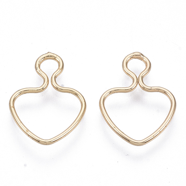 PandaHall Brass Pendants, Nickel Free, Triangle, Real 18K Gold Plated, 16x11.5x1mm, Hole: 2mm Brass Triangle
PandaHall Brass Pendants, Nickel Free, Triangle, Real 18K Gold Plated, 16x11.5x1mm, Hole: 2mm Brass Triangle