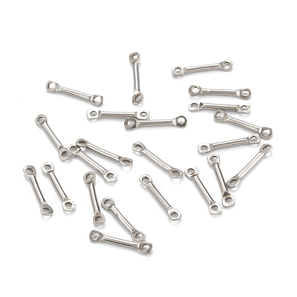 PandaHall 304 Stainless Steel Link Connectors, Rectangle, Stainless Steel Color, 12x2.5x1.2mm, Hole: 1.2mm 304 Stainless Steel Rectangle
PandaHall 304 Stainless Steel Link Connectors, Rectangle, Stainless Steel Color, 12x2.5x1.2mm, Hole: 1.2mm 304 Stainless Steel Rectangle