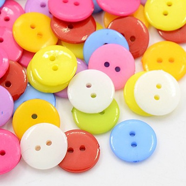 PandaHall Acrylic Sewing Buttons, Plastic Buttons for Costume Design, 2-Hole, Dyed, Flat Round, Mixed Color, 12x2mm, Hole: 1mm Acrylic Flat..., Multicolor
PandaHall Acrylic Sewing Buttons, Plastic Buttons for Costume Design, 2-Hole, Dyed, Flat Round, Mixed Color, 12x2mm, Hole: 1mm Acrylic Flat..., Multicolor
