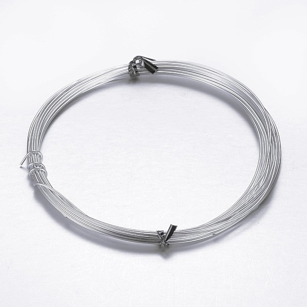 PandaHall Round Aluminum Wire, Bendable Metal Craft Wire, for DIY Arts and Craft Projects, Gainsboro, 20 Gauge, 0.8mm, 5m/roll(16.4..., Gray
PandaHall Round Aluminum Wire, Bendable Metal Craft Wire, for DIY Arts and Craft Projects, Gainsboro, 20 Gauge, 0.8mm, 5m/roll(16.4..., Gray