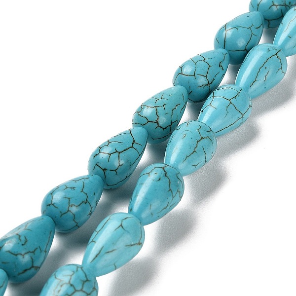 PandaHall Synthetic Howlite Beads Strands, Dyed, Teardrop, 16x9mm, Hole: 1.2mm, about 320pcs/500g Howlite Teardrop
PandaHall Synthetic Howlite Beads Strands, Dyed, Teardrop, 16x9mm, Hole: 1.2mm, about 320pcs/500g Howlite Teardrop