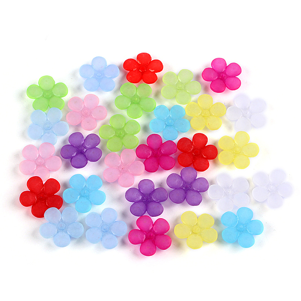 PandaHall 5-Petal Resin Beads Caps, Frosted, DIY Accessories, Flower, Mixed Color, 22mm, about 720pcs/1000g Resin Multicolor
PandaHall 5-Petal Resin Beads Caps, Frosted, DIY Accessories, Flower, Mixed Color, 22mm, about 720pcs/1000g Resin Multicolor