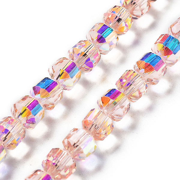 PandaHall Electroplate Rondelle Glass Beads Strands, AB Color Plated, Faceted, Pearl Pink, 7.5x7mm, Hole: 1.4mm, about 70pcs/strand, 19.69''...
PandaHall Electroplate Rondelle Glass Beads Strands, AB Color Plated, Faceted, Pearl Pink, 7.5x7mm, Hole: 1.4mm, about 70pcs/strand, 19.69''...