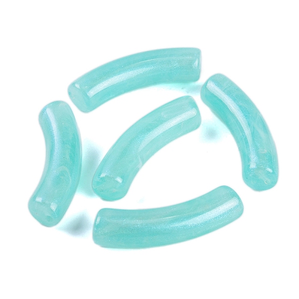 PandaHall Acrylic Bead, with Glitter Powder, Tube, Medium Aquamarine, 33x11x8mm, Hole: 2mm, 279pcs/500g Acrylic Tube
PandaHall Acrylic Bead, with Glitter Powder, Tube, Medium Aquamarine, 33x11x8mm, Hole: 2mm, 279pcs/500g Acrylic Tube