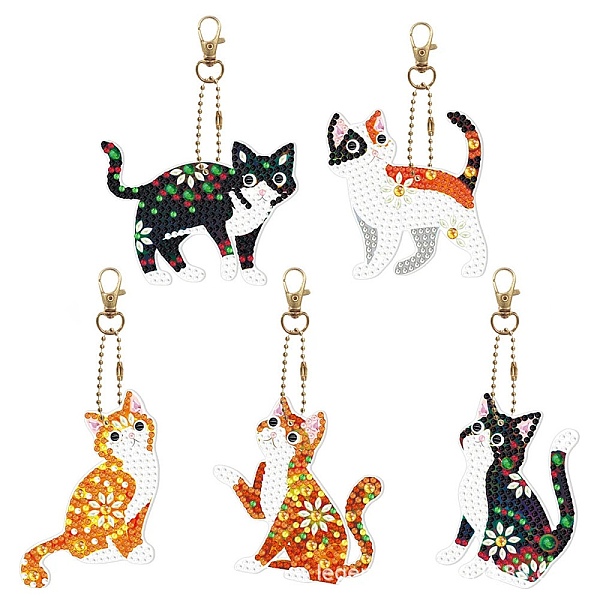 PandaHall Cat DIY Diamond Painting Keychain Kits, with Resin Rhinestones, Diamond Sticky Pen, Tray Plate and Glue Clay, Mixed Color, Package..., Multicolor
PandaHall Cat DIY Diamond Painting Keychain Kits, with Resin Rhinestones, Diamond Sticky Pen, Tray Plate and Glue Clay, Mixed Color, Package..., Multicolor