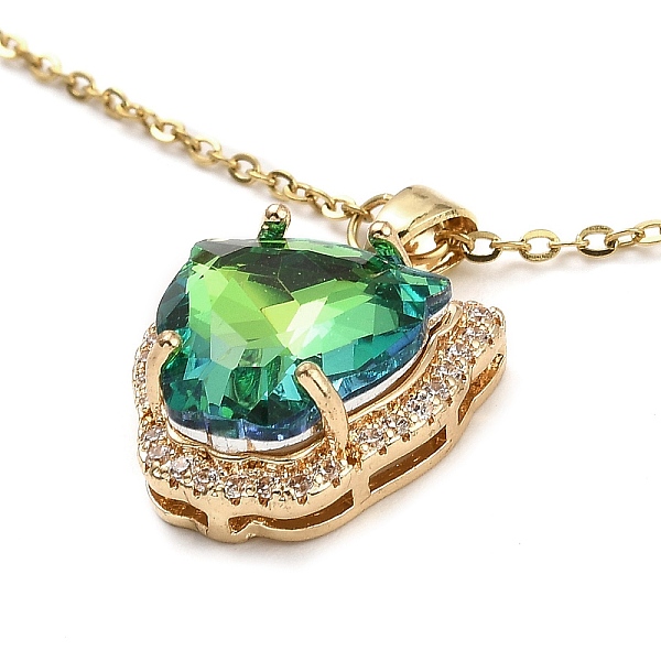PandaHall Tiger Head Light Gold Brass Micro Pave Cubic Zirconia Pendant Necklaces, with Glass, Lawn Green, 16.06 inch(40.8cm) Brass Tiger
PandaHall Tiger Head Light Gold Brass Micro Pave Cubic Zirconia Pendant Necklaces, with Glass, Lawn Green, 16.06 inch(40.8cm) Brass Tiger
