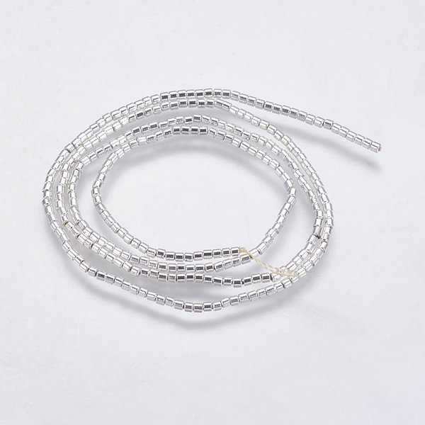 PandaHall Electroplate Non-magnetic Synthetic Hematite Bead Strands, Column, Platinum Plated, 1x1.5mm, Hole: 0.1mm, about 400pcs/strand, 16...
PandaHall Electroplate Non-magnetic Synthetic Hematite Bead Strands, Column, Platinum Plated, 1x1.5mm, Hole: 0.1mm, about 400pcs/strand, 16...