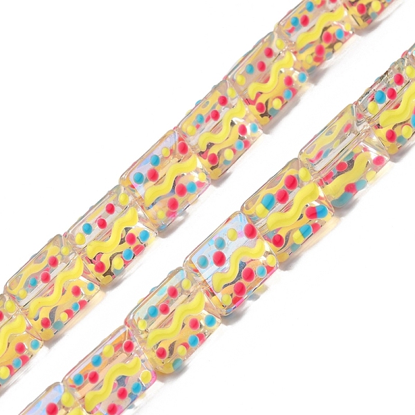 PandaHall Handmade Bumpy Lampwork Beads Strands, with Enamel, Triangular Prism, Yellow, 12x9.5~10x9~9.5mm, Hole: 1mm, about 30pcs/strand...
PandaHall Handmade Bumpy Lampwork Beads Strands, with Enamel, Triangular Prism, Yellow, 12x9.5~10x9~9.5mm, Hole: 1mm, about 30pcs/strand...