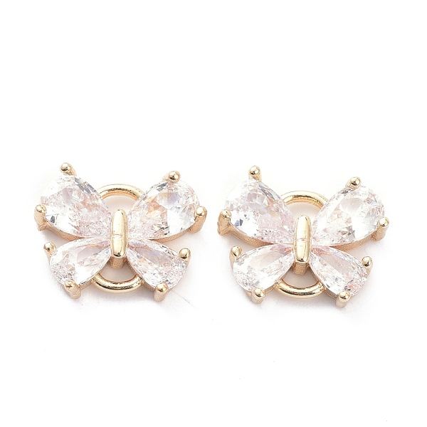 PandaHall Brass Micro Pave Clear Cubic Zirconia Link Connectors, Long-Lasting Plated, Butterfly, Real 14K Gold Plated, 9.5x12x3mm, Hole...
PandaHall Brass Micro Pave Clear Cubic Zirconia Link Connectors, Long-Lasting Plated, Butterfly, Real 14K Gold Plated, 9.5x12x3mm, Hole...