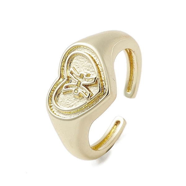 PandaHall Brass Adjustable Open Rings, Heart, Pisces, US Size 7 3/4(17.9mm) Brass Pisces
PandaHall Brass Adjustable Open Rings, Heart, Pisces, US Size 7 3/4(17.9mm) Brass Pisces