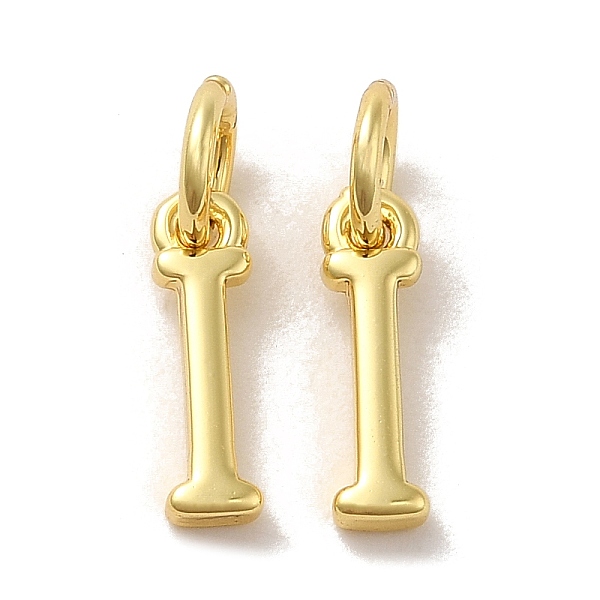 PandaHall Brass Pendants, with Jump Ring, Letter I, 10x3x1.5mm, Ring: 5x1mm, inner diameter: 3mm Brass Letter I
PandaHall Brass Pendants, with Jump Ring, Letter I, 10x3x1.5mm, Ring: 5x1mm, inner diameter: 3mm Brass Letter I