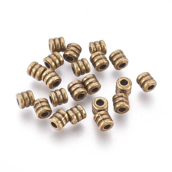 PandaHall Tibetan Style Bead Spacers, Antique Bronze Color, Zinc Alloy Beads, Lead Free & Cadmium Free, Column, 4x4mm, Hole: 2mm Alloy...
PandaHall Tibetan Style Bead Spacers, Antique Bronze Color, Zinc Alloy Beads, Lead Free & Cadmium Free, Column, 4x4mm, Hole: 2mm Alloy...