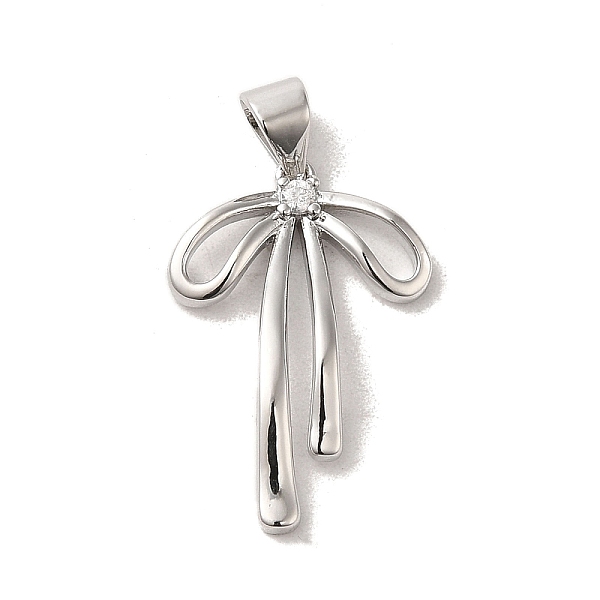PandaHall Brass Micro Pave Clear Cubic Zirconia Pendants, Bowknot, Platinum, 23x16x3mm, Hole: 4x3.5mm Brass+Cubic Zirconia Bowknot Clear
PandaHall Brass Micro Pave Clear Cubic Zirconia Pendants, Bowknot, Platinum, 23x16x3mm, Hole: 4x3.5mm Brass+Cubic Zirconia Bowknot Clear
