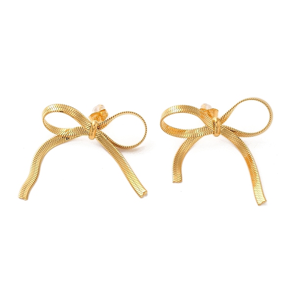 PandaHall 304 Stainless Steel Stud Earring, Bowknot, Golden, 43x38mm 304 Stainless Steel Bowknot
PandaHall 304 Stainless Steel Stud Earring, Bowknot, Golden, 43x38mm 304 Stainless Steel Bowknot