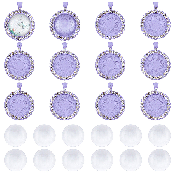 PandaHall SUNNYCLUE 1 Set 24Pcs Rhinestone Bezel Pendant Trays Set Including 25mm Pendant Trays and Clear Glass Cabochons for Photo Pendant..., Purple
PandaHall SUNNYCLUE 1 Set 24Pcs Rhinestone Bezel Pendant Trays Set Including 25mm Pendant Trays and Clear Glass Cabochons for Photo Pendant..., Purple