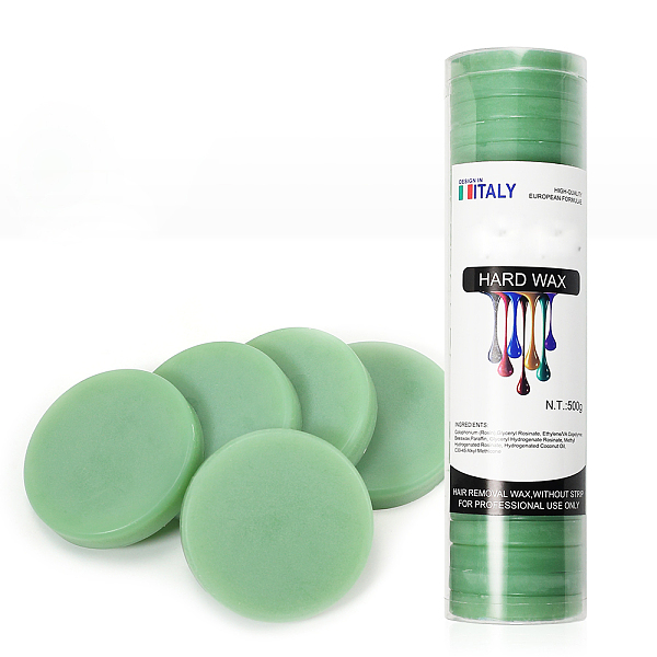 PandaHall Hard Wax Cakes, Body Hair Removal, Depilatory Hot Film Wax, Flat Round, Lime Green, 235x60x60mm, Net Weight: 500g Wax Flat Round
PandaHall Hard Wax Cakes, Body Hair Removal, Depilatory Hot Film Wax, Flat Round, Lime Green, 235x60x60mm, Net Weight: 500g Wax Flat Round