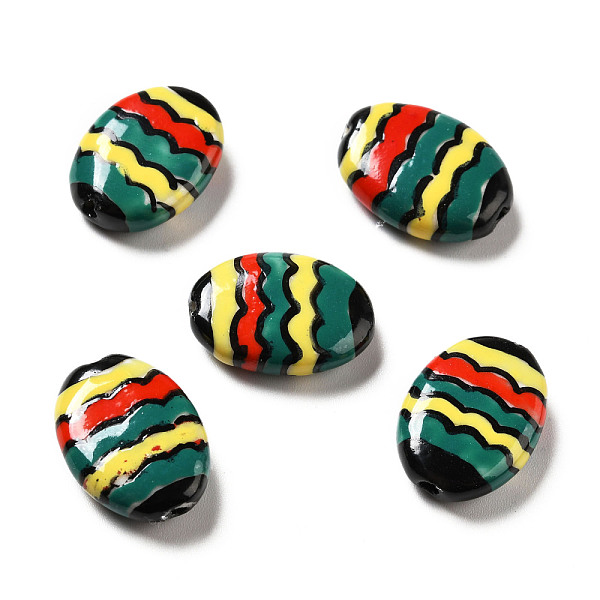 PandaHall Handmade Printed Porcelain Beads, Oval with Wave Pattern, Colorful, 18x14.5x5mm, Hole: 1.6mm Porcelain Others
PandaHall Handmade Printed Porcelain Beads, Oval with Wave Pattern, Colorful, 18x14.5x5mm, Hole: 1.6mm Porcelain Others
