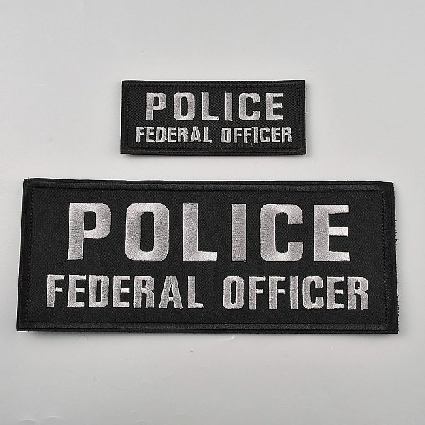 PandaHall Security Personnel Polyester Embroidered Appliques, Ornament Accessories, Sewing Craft Decoration, Black, 54~105x130~260x4mm...
PandaHall Security Personnel Polyester Embroidered Appliques, Ornament Accessories, Sewing Craft Decoration, Black, 54~105x130~260x4mm...
