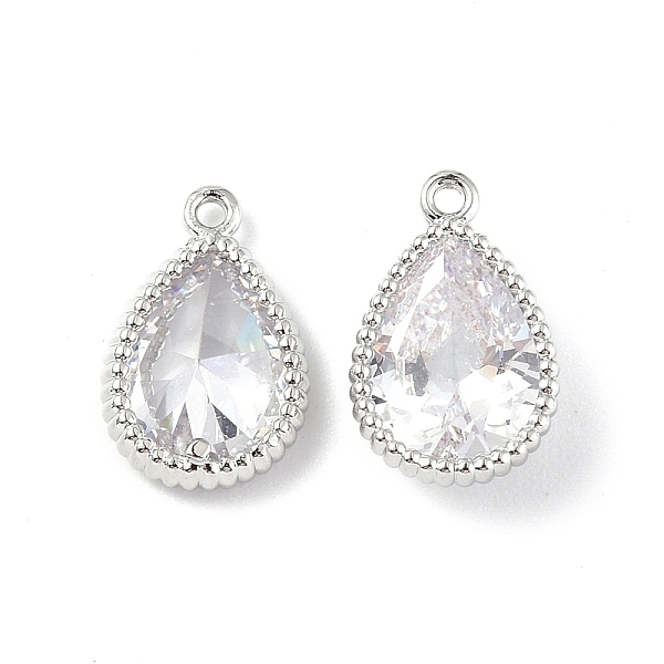 PandaHall Brass Pendants with Clear Glass, Teardrop Charms, Platinum, 11x7.5x3.5mm, Hole: 0.9mm Brass+Glass Teardrop Clear
PandaHall Brass Pendants with Clear Glass, Teardrop Charms, Platinum, 11x7.5x3.5mm, Hole: 0.9mm Brass+Glass Teardrop Clear