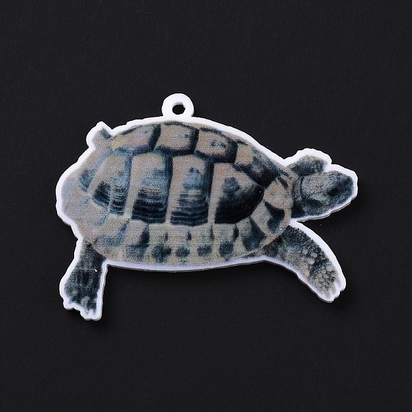 PandaHall Printed Opaque Acrylic Pendants, Animal Theme, Tortoise, 29x40x2mm, Hole: 1.6mm Acrylic Tortoise
PandaHall Printed Opaque Acrylic Pendants, Animal Theme, Tortoise, 29x40x2mm, Hole: 1.6mm Acrylic Tortoise