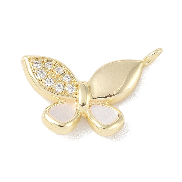 PandaHall Brass Micro Pave Clear Cubic Zirconia Pendants, Butterfly with Shell, Real 18K Gold Plated, 15x23.5x3.5mm, Hole: 3x1.5mm...
PandaHall Brass Micro Pave Clear Cubic Zirconia Pendants, Butterfly with Shell, Real 18K Gold Plated, 15x23.5x3.5mm, Hole: 3x1.5mm...