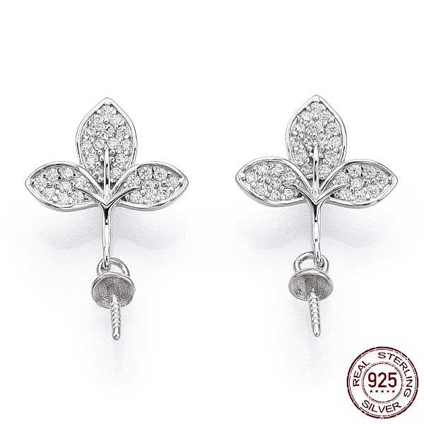 PandaHall 925 Sterling Silver Micro Pave Cubic Zirconia Peg Bails, Leaf Cup Peg Bails, For Pinch Bails Half Drilled Beads, Nickel Free, with..., Clear
PandaHall 925 Sterling Silver Micro Pave Cubic Zirconia Peg Bails, Leaf Cup Peg Bails, For Pinch Bails Half Drilled Beads, Nickel Free, with..., Clear