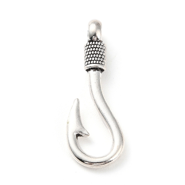 PandaHall Tibetan Style Alloy Pendants, Hook, Antique Silver, 37x13x7mm, Hole: 5mm, about 183pcs/500g Alloy Others
PandaHall Tibetan Style Alloy Pendants, Hook, Antique Silver, 37x13x7mm, Hole: 5mm, about 183pcs/500g Alloy Others