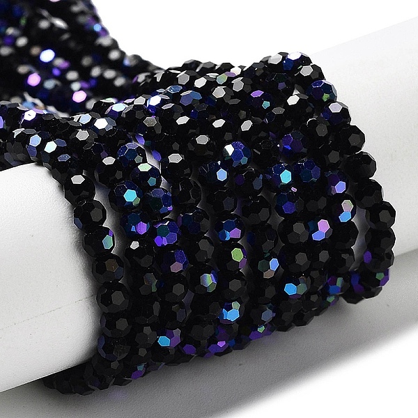 PandaHall Opaque Glass Beads Strands, Faceted, Round, Black, 3mm, Hole: 0.8mm, about 163~166pcs/strand, 50~51cm Glass Round Black
PandaHall Opaque Glass Beads Strands, Faceted, Round, Black, 3mm, Hole: 0.8mm, about 163~166pcs/strand, 50~51cm Glass Round Black