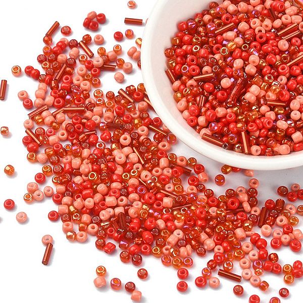 PandaHall Opaque & Transparent Inside Colours Glass Seed Beads, Round Hole, Round & Tube, Red, 2~3x1.5~9mm, Hole: 0.8~1mm Glass Red
PandaHall Opaque & Transparent Inside Colours Glass Seed Beads, Round Hole, Round & Tube, Red, 2~3x1.5~9mm, Hole: 0.8~1mm Glass Red