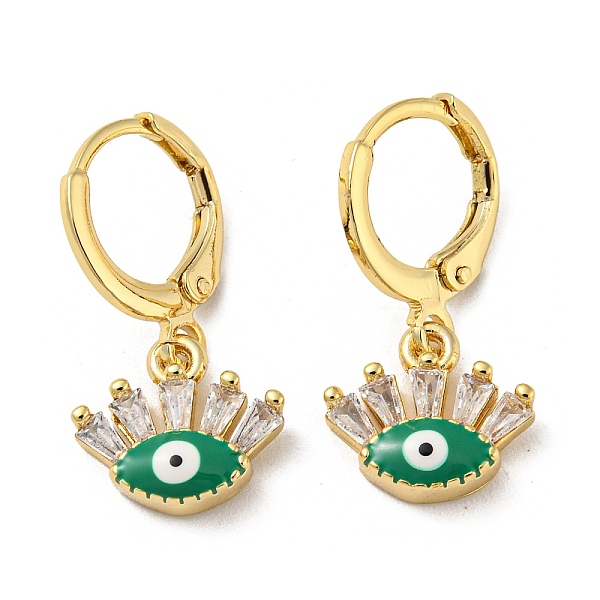 PandaHall Real 18K Gold Plated Brass Dangle Leverback Earrings, with Enamel and Glass, Evil Eye, Sea Green, 23x11.5mm Cubic Zirconia Evil...
PandaHall Real 18K Gold Plated Brass Dangle Leverback Earrings, with Enamel and Glass, Evil Eye, Sea Green, 23x11.5mm Cubic Zirconia Evil...