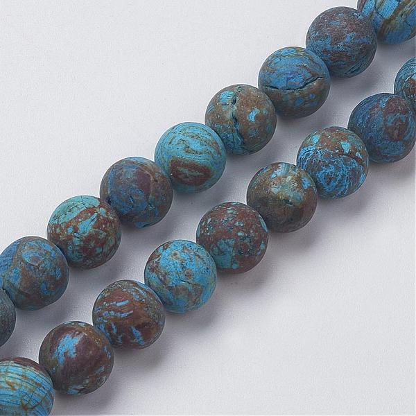 PandaHall Natural Chrysocolla Round Bead Strands, Dyed & Heated, Frosted, 4mm, Hole: 1mm, about 96pcs/strand, 15.5 inch(39.5cm) Chrysocolla...
PandaHall Natural Chrysocolla Round Bead Strands, Dyed & Heated, Frosted, 4mm, Hole: 1mm, about 96pcs/strand, 15.5 inch(39.5cm) Chrysocolla...