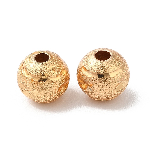 PandaHall Hollow Brass Beads, Round, Real 18K Gold Plated, 6x6mm, Hole: 1.4mm Brass Round
PandaHall Hollow Brass Beads, Round, Real 18K Gold Plated, 6x6mm, Hole: 1.4mm Brass Round