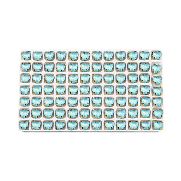 PandaHall Aurora(JM) Sew on Rhinestone, Faceted Glass Rhinestone, Multi-Strand Links, with Golden Tone Brass Settings, Heart, Aquamarine..., Cyan
PandaHall Aurora(JM) Sew on Rhinestone, Faceted Glass Rhinestone, Multi-Strand Links, with Golden Tone Brass Settings, Heart, Aquamarine..., Cyan