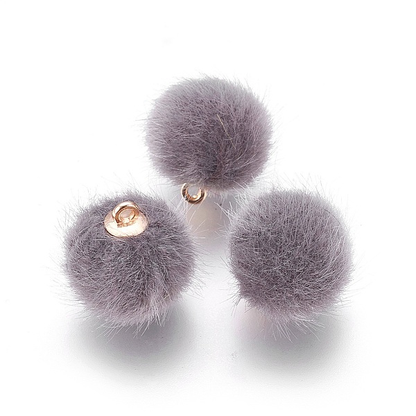 PandaHall Handmade Plush Cloth Fabric Covered, with CCB Plastic Findings, Round, Golden, Gray, 17x15mm, Hole: 1.5mm Cloth Round Gray
PandaHall Handmade Plush Cloth Fabric Covered, with CCB Plastic Findings, Round, Golden, Gray, 17x15mm, Hole: 1.5mm Cloth Round Gray