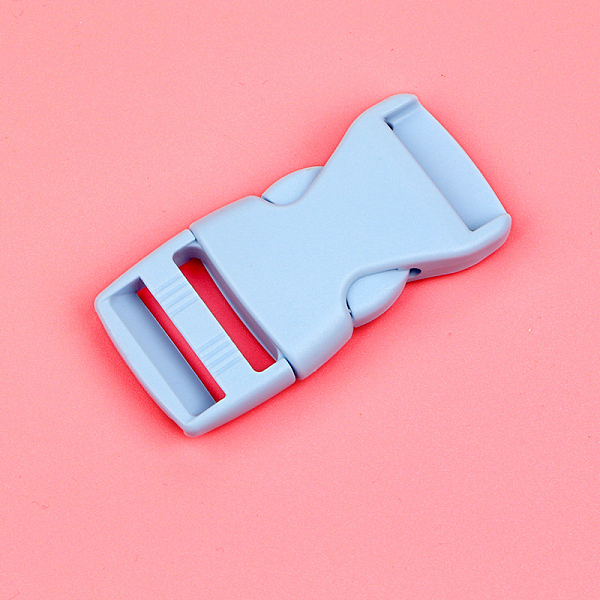 PandaHall Plastic Adjustable Quick Contoured Side Release Buckle, Light Blue, 50x25x9mm, Hole: 20x4mm Plastic
PandaHall Plastic Adjustable Quick Contoured Side Release Buckle, Light Blue, 50x25x9mm, Hole: 20x4mm Plastic