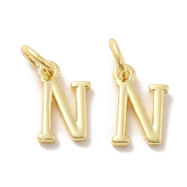 PandaHall Brass Pendants, with Jump Ring, Letter N, 10x6x1.5mm, Ring: 5x1mm, inner diameter: 3mm Brass Letter N
PandaHall Brass Pendants, with Jump Ring, Letter N, 10x6x1.5mm, Ring: 5x1mm, inner diameter: 3mm Brass Letter N