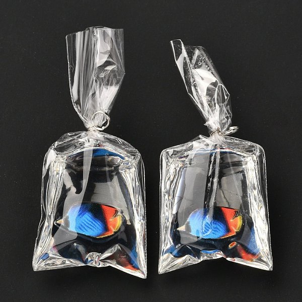 PandaHall Resin Pendants with Iron Jump Ring, 3D Printed, Goldfish Bag, Medium Blue, 48~51x22.5~23x9~12mm, Hole: 3mm Iron+Resin Others
PandaHall Resin Pendants with Iron Jump Ring, 3D Printed, Goldfish Bag, Medium Blue, 48~51x22.5~23x9~12mm, Hole: 3mm Iron+Resin Others