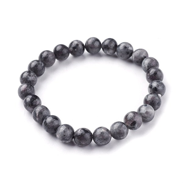 PandaHall Natural Larvikite Beads Stretch Bracelets, Round, 2 inch~2-1/8 inch(5.2~5.5cm), Beads: 8~9mm Larvikite
PandaHall Natural Larvikite Beads Stretch Bracelets, Round, 2 inch~2-1/8 inch(5.2~5.5cm), Beads: 8~9mm Larvikite