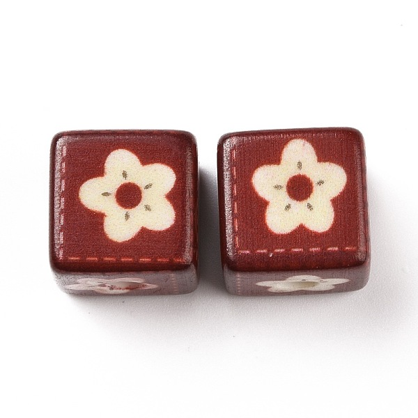 PandaHall Opaque Printed Acrylic Beads, Cube with Flower Pattern, Brown, 13.5x13.5x13.5mm, Hole: 3.8mm Acrylic Cube Brown
PandaHall Opaque Printed Acrylic Beads, Cube with Flower Pattern, Brown, 13.5x13.5x13.5mm, Hole: 3.8mm Acrylic Cube Brown