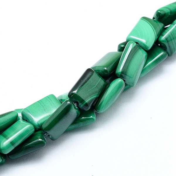 PandaHall Natural Malachite Beads Strands, Rectangle, 12x8x4mm, Hole: 0.8mm, about 33pcs/strand, 15.75 inch(40cm) Malachite Rectangle
PandaHall Natural Malachite Beads Strands, Rectangle, 12x8x4mm, Hole: 0.8mm, about 33pcs/strand, 15.75 inch(40cm) Malachite Rectangle