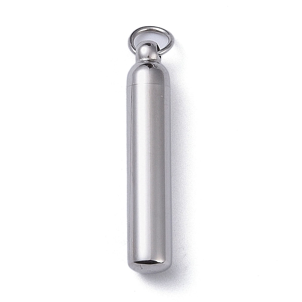 PandaHall Openable 304 Stainless Steel Urn Ashes Pendants, Column Charm, Stainless Steel Color, 30x5.5mm 304 Stainless Steel Column
PandaHall Openable 304 Stainless Steel Urn Ashes Pendants, Column Charm, Stainless Steel Color, 30x5.5mm 304 Stainless Steel Column