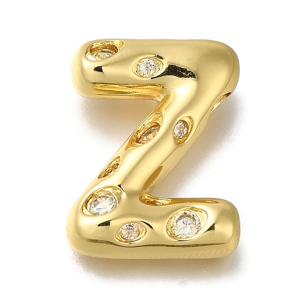 PandaHall Brass with Cubic Zirconia Pendant, Letter Z, Letter Z, 21x16x6mm, Hole: 4x4.5mm Brass+Cubic Zirconia Letter Z Clear
PandaHall Brass with Cubic Zirconia Pendant, Letter Z, Letter Z, 21x16x6mm, Hole: 4x4.5mm Brass+Cubic Zirconia Letter Z Clear