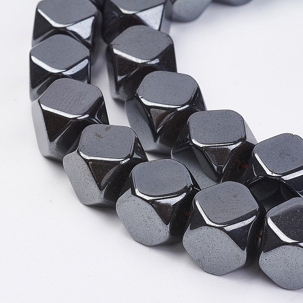 PandaHall Non-magnetic Synthetic Hematite Beads Strands, Faceted, Cube, 10x10x10mm, Hole: 1mm, about 40pcs/strand, 15.55 inch Non-magnetic..., Black
PandaHall Non-magnetic Synthetic Hematite Beads Strands, Faceted, Cube, 10x10x10mm, Hole: 1mm, about 40pcs/strand, 15.55 inch Non-magnetic..., Black