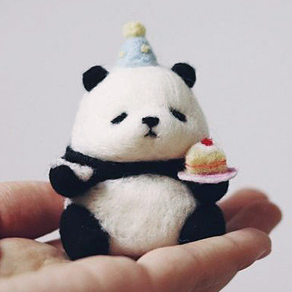 PandaHall Panda Pendant Decoration DIY Needle Felting Beginner Kits, including Wool, Felting Needle, Foam Board, Instruction, Hat, 50mm Wool...
PandaHall Panda Pendant Decoration DIY Needle Felting Beginner Kits, including Wool, Felting Needle, Foam Board, Instruction, Hat, 50mm Wool...