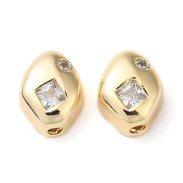 PandaHall Real 18K Gold Plated Brass Beads, with Glass, Rhombus, Clear, 9x7x4.5mm, Hole: 1.2mm Brass+Glass Rhombus Clear
PandaHall Real 18K Gold Plated Brass Beads, with Glass, Rhombus, Clear, 9x7x4.5mm, Hole: 1.2mm Brass+Glass Rhombus Clear