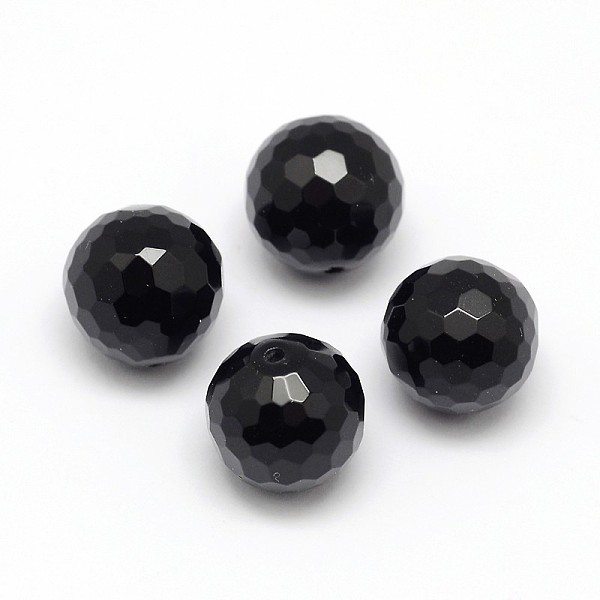 PandaHall Natural Black Onyx Beads, Faceted Round, Dyed & Heated, Half Drilled, 6mm, Hole: 1mm Black Onyx Round Black
PandaHall Natural Black Onyx Beads, Faceted Round, Dyed & Heated, Half Drilled, 6mm, Hole: 1mm Black Onyx Round Black