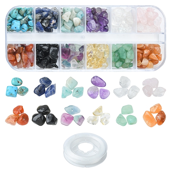 PandaHall DIY Natural & Synthetic Mixed Gemsotne Chips Stretch Bracelet Making Kit, Including Gemstone Beads and Elastic Thread, 5~8mm, Hole...
PandaHall DIY Natural & Synthetic Mixed Gemsotne Chips Stretch Bracelet Making Kit, Including Gemstone Beads and Elastic Thread, 5~8mm, Hole...