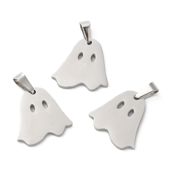 PandaHall Halloween 304 Stainless Steel Pendants, Ghost Charm, Stainless Steel Color, 18x16.5x1.5mm, Hole: 6.5x3.5mm 304 Stainless Steel...
PandaHall Halloween 304 Stainless Steel Pendants, Ghost Charm, Stainless Steel Color, 18x16.5x1.5mm, Hole: 6.5x3.5mm 304 Stainless Steel...